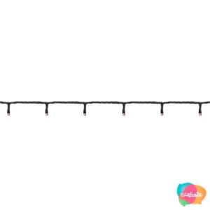 CORDÃO VERDE LUMINOSO COM 200 LEDS  10 MT VERMELHO