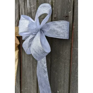 LAÇO PARA TOPO DE ARVORE PRATA / CINZA