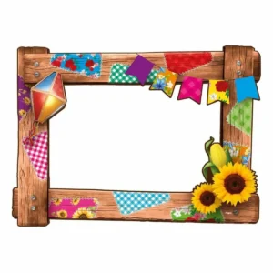 MOLDURA PARA FOTO ARRAIÁ