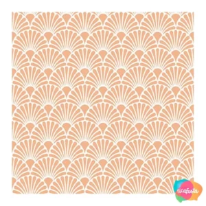 GUARDANAPO DE PAPEL ART DECO COM 20 UNID 33 CM CORAL