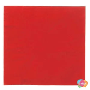 GUARDANAPO LISO COM 20 UNID 32 CM VERMELHO