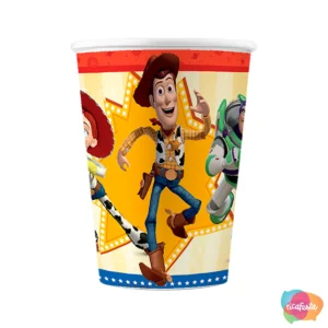 COPO DE PAPEL TOY STORY COM 12 UNID 180 ML COLORIDO