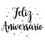 LETRAS PEQUENAS PARA TRANSFERIR P/ BALÃO FELIZ ANIVERSÁRIO COM GLITTER COM 1 UNID 9 CM PRETO