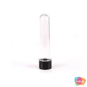 TUBETES GRANDE COM 10 UNID 12 CM PRETO