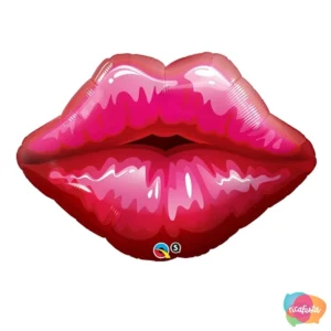 BALÃO BEIJO 36CM 14 POLEGADAS VERMELHO