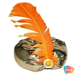 Chapéu Sultão 24 cm Dourado