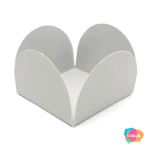 Forminha Caixeta De Papel Para Doces C/ 50 Unid Branco Gelo