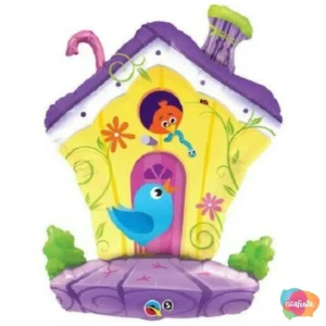 BALÃO CASA DE PASSARINHO 89CM 35 POLEGADAS LILÁS