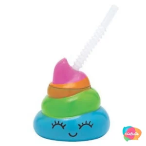 Copo Plástico Reutilizável Poop Emotions