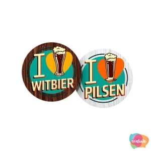 PORTA COPOS MESTRE CERVEJEIRO COM 8 UNID ÚNICO MARROM