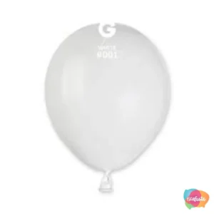 BALÃO LATEX 13CM 05 POLEGADAS BRANCO