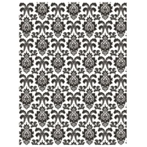 BANNER FUNDO P/FOTO DAMASK 182X137CM ÚNICO PRETO