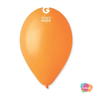 BALÃO LATEX 30CM C/50  12 POLEGADAS LARANJA