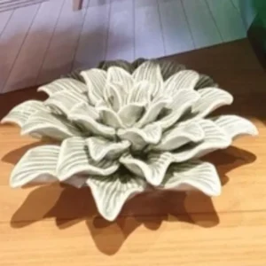 FLOR DECORATIVA DE CERAMICA 20cm