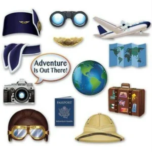 PLAQUINHAS P/ FOTOS VIAGEM PAPEL C/13