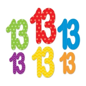 PAINEL PAPEL RECORTADO 13 ANOS C/ 6