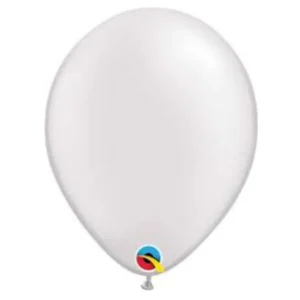 BALÃO LATEX BRANCO PEROLIZADO 12CM 100 UN 05 POLEGADAS BRANCO