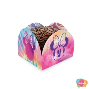 FORMINHA PARA DOCES MINNIE TIE DYE COM 50 UNID ÚNICO TIE DYE