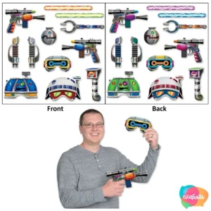 PLAQUINHAS P/ FOTO ESPAÇO 12UN