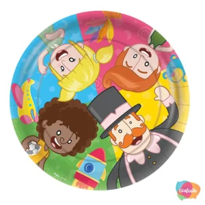 PRATO DE PAPEL MUNDO BITA 12 UN