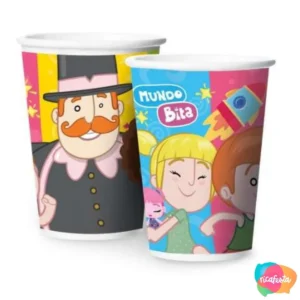 COPO DE PAPEL MUNDO BITA 12 UN 180 ML