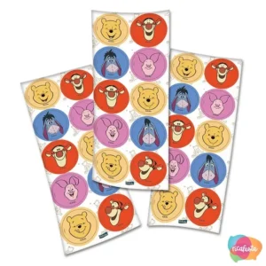 ADESIVO POOH COM 30 UNID LARANJA