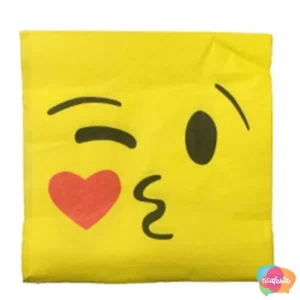 GUARDANAPO EMOJI KISSING 33CM C/20
