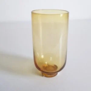 COPO DE VIDRO DIJON 6,5X14CM ÚNICO DOURADO