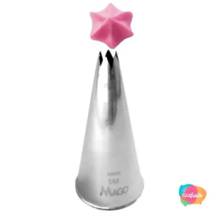 TUBO DE BICO PARA CONFEITAR 5M COM 1 UNID PRATA / CINZA