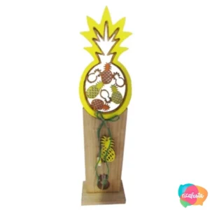 ABACAXI REI MADEIRA 14X50X7CM 50 CM