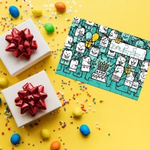 MINI CARTÃO PUZZLE SORTIDOS