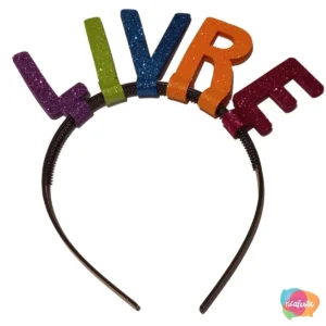 TIARA CARNAVAL LIVRE EVA GL CORES 19CM UN