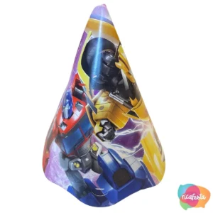 CHAPÉU DE PAPEL TRANSFORMERS 8 UN