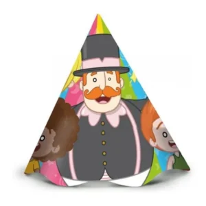 CHAPÉU DE PAPEL MUNDO BITA 12 UN AZUL ESCURO