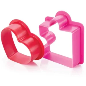 KIT MOLDE DE PLASTICO PARA MASSAS COM 2 UNID ÚNICO COLORIDO