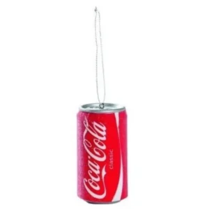 Pendente Coca Cola Lata 7 cm Vermelho