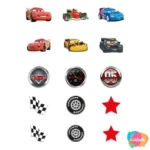 CONFETE PAPEL  CARS SILVER 20g