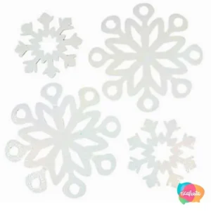 PAINEL FLOCO DE NEVE FURTA COR PAPEL