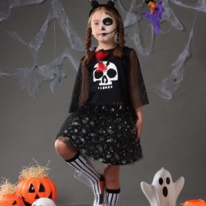 FANTASIA CAVEIRA LAÇO TAM  6-8 ANOS