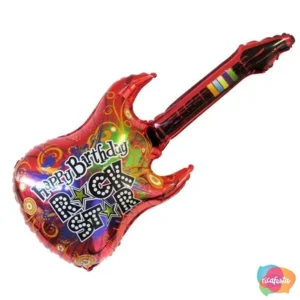 BALÃO HAPPY BIRTHDAY GUITAR 70CM 27 POLEGADAS