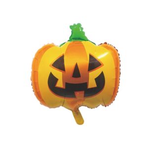 Balão Abóbora Metalizado Halloween 61 cm
