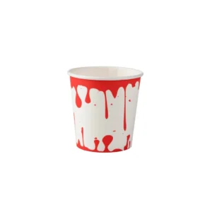 Copo de Papel Halloween Sangue 210 ml com 20 Unid