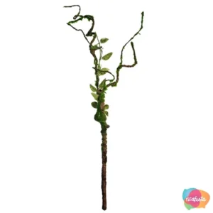 GALHO DECORATIVO PERMANENTE FADAS 60 CM VERDE ESCURO