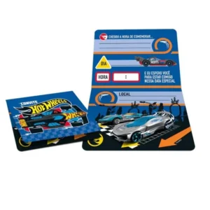 CONVITE HOT WHEELS  C/8