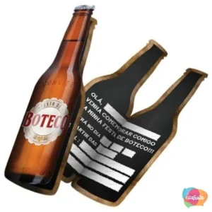 CONVITE FESTA DO BOTECO  4,5x17cm COM 8 UNID