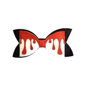 Laço Com Presilha Sangue em Eva Halloween