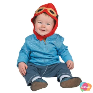 CHAPÉU AVIADOR INFANTIL VERMELHO