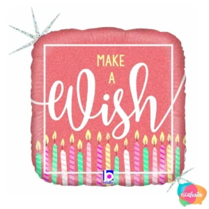 BALÃO METALIZADO MAKE A WISH 18 POLEGADAS ROSE GOLD