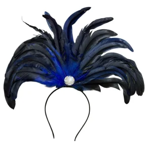 Tiara Penas Arranjo Verde ou Azul