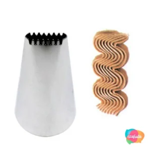 BICO PARA CONFEITAR 48 CESTA WILTON COM  1 UNID PRATA / CINZA